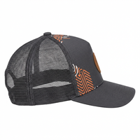 Casquette Trucker 6 Panneaux Ajustée Personnalisée JapanUrban Imperméable Ripstop avec Transfert Thermique, Applique Animale, pour Extérieur, en Velours 3D PVC et Maille