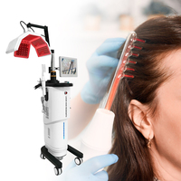 Máquina de Cuidado Capilar con Oxígeno de Alta Frecuencia, Microcorriente para el Crecimiento del Cabello, Tratamiento para la Pérdida de Cabello, Dispositivo para el Recrecimiento Capilar