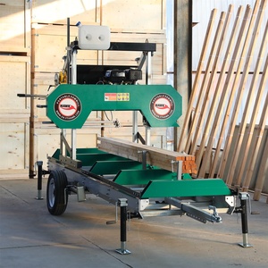 Motor de gasolina de 9HP, <span class=keywords><strong>aserradero</strong></span> portátil de banda Horizontal, motosierra de troncos, <span class=keywords><strong>aserradero</strong></span> portátil, <span class=keywords><strong>aserradero</strong></span> móvil con remolque - Product Image 4
