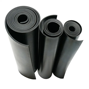 Tùy chỉnh màu đen phòng tập thể dục thảm sàn Neoprene SBR FKM NBR EPDM Silicone bán buôn công nghiệp sốc hấp thụ tấm cao su - Product Image 1