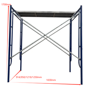 Échafaudages simples d'assemblage d'échafaudage mobile d'échelle en métal en acier léger pour la construction <span class=keywords><strong>de</strong></span> dalles en béton et <span class=keywords><strong>de</strong></span> <span class=keywords><strong>maçonnerie</strong></span> - Product Image 2