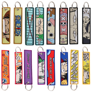 Nuevo Llavero de Anime Japonés de One Piece con Logotipo Personalizado Bordado de Luffy - Product Image 2