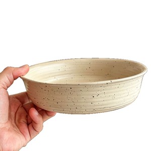 Bol en céramique spirale éclaboussée d'encre de 8 pouces pour salade, pâtes, yaourt – Usage quotidien, banquet, vaisselle de table - Product Image 5