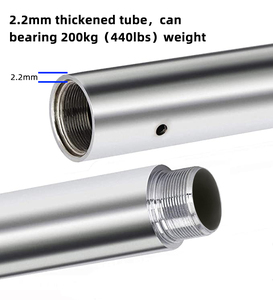 Kit per Pole Dance, Palo da 45 mm Girevole e Statico, Altezza Regolabile fino a 2,7 m, per Fitness Domestico e Acrobazie - Product Image 5