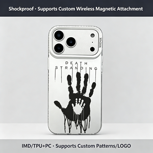 เคส TPU ใสลายพิมพ์ด้วยมือสีดำ <span class=keywords><strong>Death</strong></span> <span class=keywords><strong>stranding</strong></span> เคสโทรศัพท์แบบนิ่มกันกระแทกสำหรับ iPhone 17 16 15 14 13 PRO MAX - Product Image 4