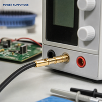 Adaptateur de prise et de fiche banane en laiton Kosta haute puissance 20A 500V IP20 mâle/femelle 1P pour alimentation électrique