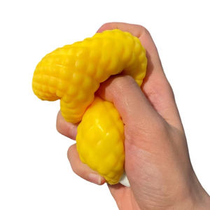 Balle anti-stress en maïs souple et croustillante, jouet sensoriel fait main, blocs à presser en plastique écologique remplis de TPR, ASMR, anti-stress, 12 cm - Product Image 4