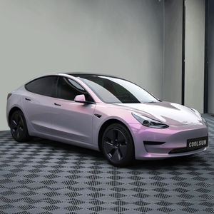 Cool Sun Dual Tone pour Magic PVC Vinyl Wrap pour Voitures Brillant Mat Texture Résistant Aux Rayures Changement <span class=keywords><strong>de</strong></span> Couleur Twin Stone Gris Corps - Product Image 2