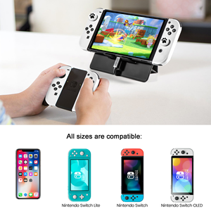 Commutateur Offre Spéciale support pliable accessoires de jeu support de contrôleur de jeu réglable à 45 ° avec Film de protection HD pour commutateur de téléphone - Product Image 3