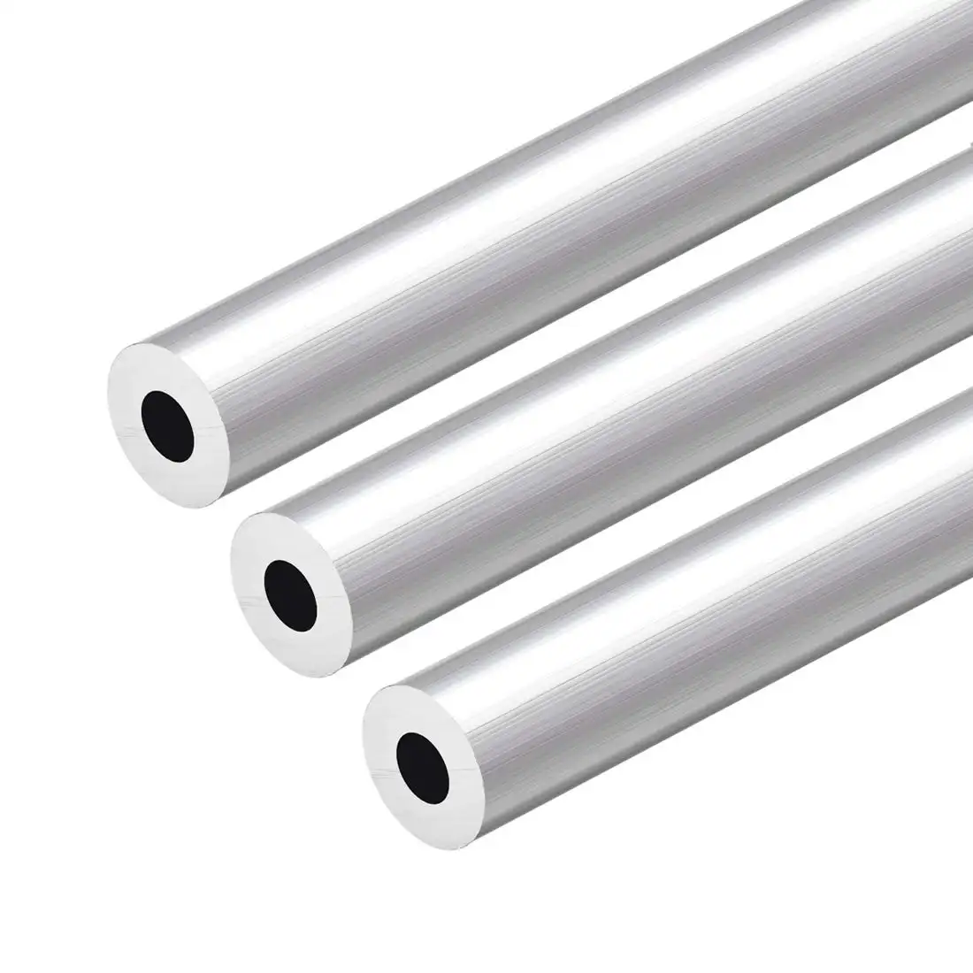 Tailles complètes anodisé 50mm 6063 T5 T6 tube rond extrudé 3003 2024 5083 7075 tuyau en alliage d'aluminium