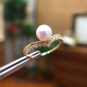 Base para Anillo de Plata S925, Joyería DIY con Cuentas Redondas de 10-12 mm, Accesorios 10496 - Product Image 1