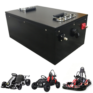 Baterai EV Kart Kecil 12v 24v 36v 48v 52v 60v 72v 80Ah 51.2V 38.4V 76.8V 100Ah 105Ah Baterai Lifepo4 untuk Kereta Golf Listrik - Product Image 1