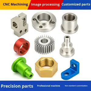 قطع معدنية مصنعة بتقنية التحكم الرقمي بالحاسوب، مكونات ميكانيكية دقيقة، قطع ألمنيوم غير قياسية، معالجة مخصصة للفولاذ المقاوم للصدأ - Product Image 5