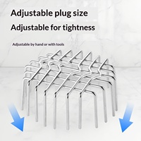 Grille de protection anti-rongeurs en acier inoxydable 304 pour drain de sol, grilles d'évacuation anti-oiseaux, filtre à graisse pour cuisine, grille de filtration pour salle de bain