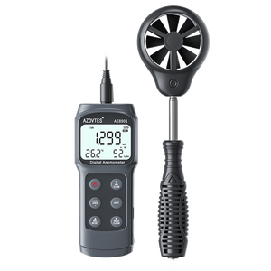 מד רוח כיס חיצוני מסוג אימפלר מד מהירות רוח מד נפח רוח מד טמפרטורת רוח שימוש גלובלי - Product Image 5