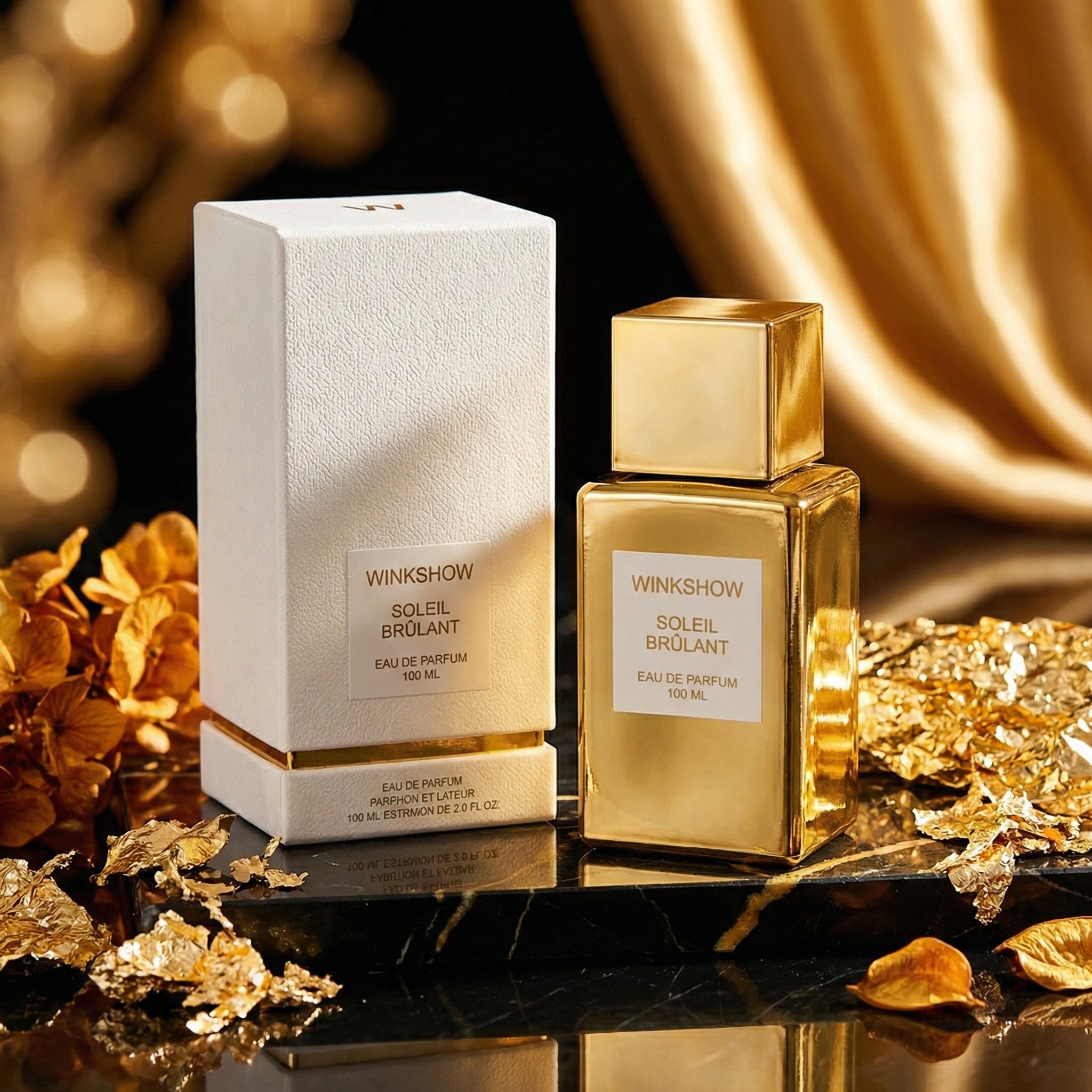 Parfum solaire ambré