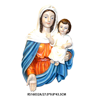 Articles religieux catholiques vierge marie tenture murale figurines religieuses décoration murale pour fournitures de décoration de noël