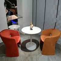 Fauteuil de salon moderne en tissu avec structure en bois massif, OEM, vente en gros, personnalisable pour hôtel, gîte, hall, espace de loisirs, réception