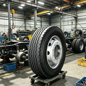 ยางเรเดียล TBR คุณภาพสูง ขนาด 295/80R22.5 สำหรับรถบรรทุกและรถบัส ผลิตในประเทศไทย ขายดีแบบไม่มียางใน - Product Image 1