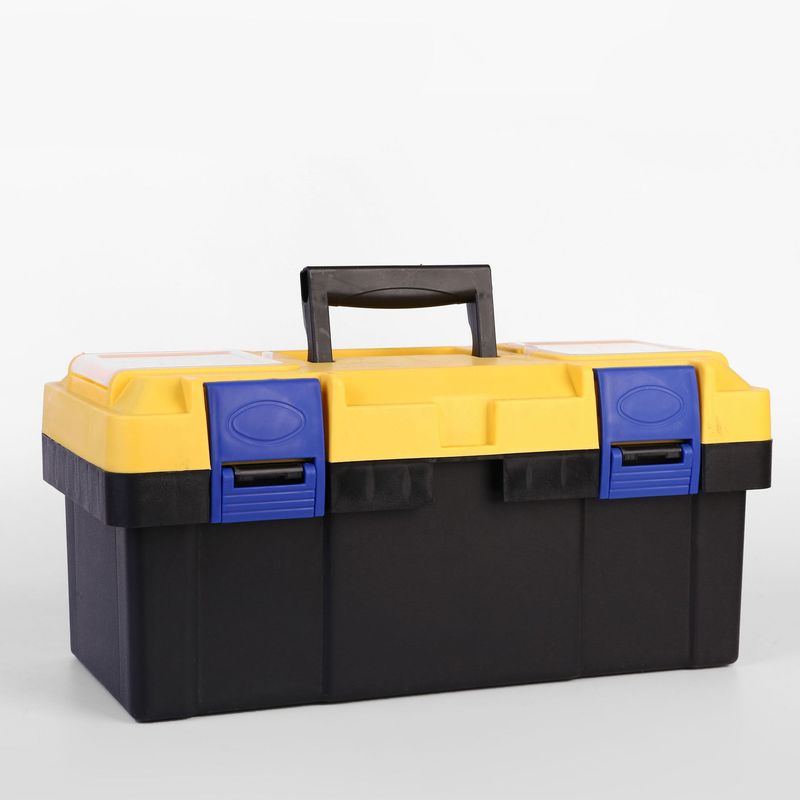 Iron Toolbox Household Car Storage Box