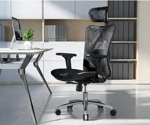 Moderne igo kantoormeubilair specificatie swivel manager hoge rug mesh ergonomische bureaustoel