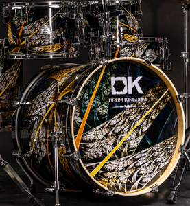 Set di <span class=keywords><strong>Batteria</strong></span> Acustica con Scelta di Colori, Strumenti Musicali con Fusto in Legno di Pioppo - Product Image 3