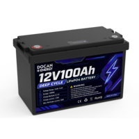 Paket Baterai Surya Rumah 12V 100Ah 300Ah LiFePO4 Lithium dengan Smart BMS untuk RV, Kapal, dan Sistem Off Grid