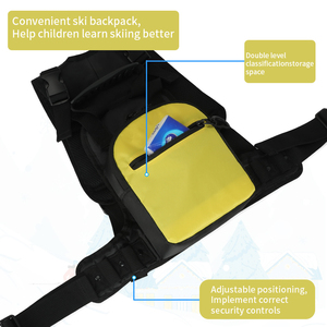 Arnés de Esquí para Niños: Ayuda a los Niños Pequeños a Aprender a Esquiar con Soporte, Arnés de Esquí Infantil con Mochila para Edades de 2 a 8 Años - Product Image 3
