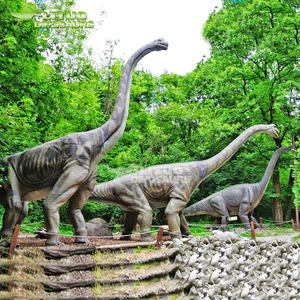 Modèle Therizinosaur Animatronic d'intérieur réaliste avec fourrure pour centre commercial Adventure Park Airport Exhibition Made Durable Metal - Product Image 5