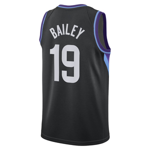 2025 Utah Pria # 19 Seragam Basket Custom Bailey Jersey, Kaos Jahit Bordir, Pakaian Seragam Remaja - Product Image 4