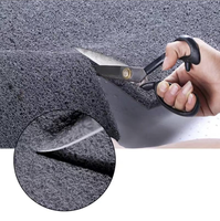 Tapis de sol lavable en PVC, type boucle anti-poussière en rouleaux pour la prospection d'or et tapis en vinyle