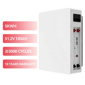 SUNPLUS Sistema de Almacenamiento de Energía Solar Todo en Uno Apilable LiFePO4 de 10 kWh 51.2V 200Ah, Paquete de Baterías Híbridas para Red Eléctrica de 5-10kW IP65 - Product Image 1