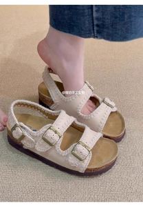 Premium Thick Platform Birken Style <b>Flat</b> <b>Sandals</b> Elegant Ladies Roman Beach Footwear Suitable for Dress Collocation Seaside - Product Image 3