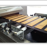 Ligne de production de mouleuses rotatives pour biscuits de boulangerie commerciale avec moules multiples pour biscuits mous et durs