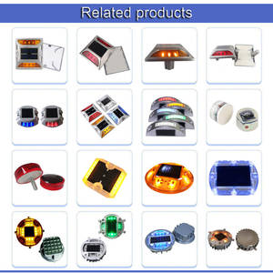 Reflectores dobles de aluminio Super brillante LED Ojo de Gato de alta resistencia <span class=keywords><strong>Solar</strong></span> <span class=keywords><strong>Road</strong></span> Stud <span class=keywords><strong>Road</strong></span> Markers - Product Image 6