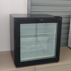 55L小型家庭用ガラス扉ミニアイスクリーム冷凍庫 - Product Image 1
