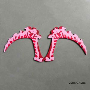 Venta caliente 120cm Wolf Tombstone Diluc Ragnnindr Cosplay Prop simulación Anime espada de juguete de madera - Product Image 6