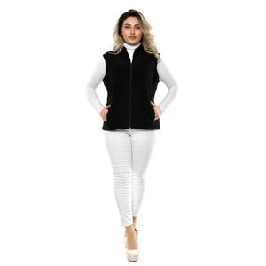 เสื้อกั๊กผ้าฟลีซสีดำสำหรับผู้หญิง ยี่ห้อเวเทร ไซส์พลัส 38-64 - Product Image 1