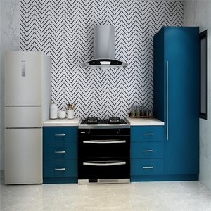Meilleure vente de cuisine modulaire tout-en-un, mini-cuisine avec réfrigérateur, cuisinière, évier et design moderne minimaliste - Product Image 5