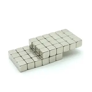 Pemasok Magnet emas 10*10*10 5*5*5 blok magnetik Neodymium kubus