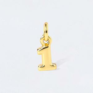 Nouveau Collier Pendentif Sportif DIY Numérique 0-9 (Basketball, Football) en Or 18K pour l'Europe et les États-Unis, avec Option de Perçage Nasal - Product Image 6