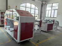 Machine de fabrication de sacs à ordures HSLJ-800 automatique pour sacs en plastique T-shirt en nylon PE Machine de fabrication de sacs à provisions en plastique noir