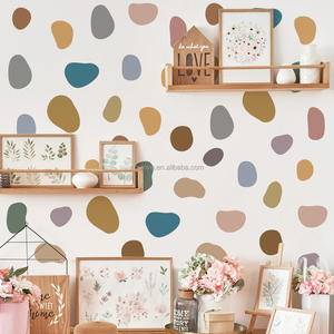 Adesivo da parete amore in Boemia Bobo vento a <span class=keywords><strong>pois</strong></span> ciottoli decalcomanie soggiorno carta da parati decorativa adesivi - Product Image 1