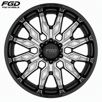 Jantes forgées FGD T6061 en alliage, 22, 26, 28 pouces, à profil profond, déport négatif, 6x135, 6x139.7, pour pick-up de grande taille et usage intensif.