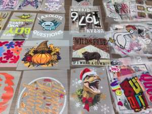 Wholesale for <b>Transfers</b> Garment Heat <b>Transfer</b> <b>Stickers</b> Ready Press Custom Clothing Labels Printing - Product Image 2