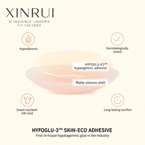 Couvre-mamelons en silicone ultra fins et invisibles, réutilisables, auto-adhésifs, anti-transpiration, anti-frottement, coussinets pour les seins pour femmes - Product Image 3