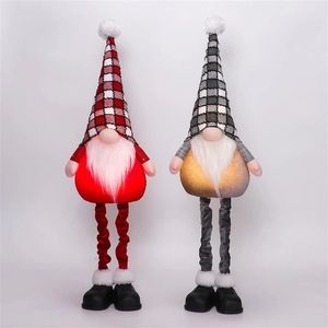 Juego de 2 Muñecos de Gnomo Flexibles con Luz LED Cálida para Decoración Festiva - Product Image 5
