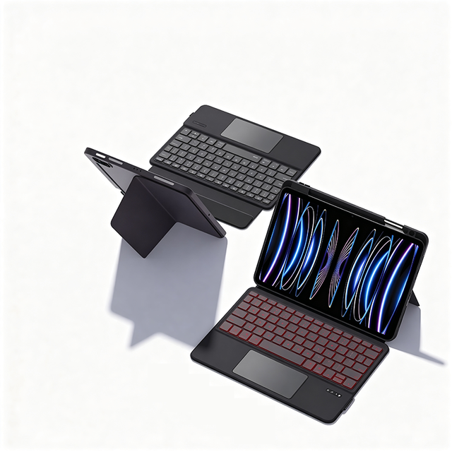 Hot Selling for Wireless BT Backlit Magnetic Keyboard Case for Ipad 10.6" 10.9"/13" Air 11"/12.9" Pro with Custom Logo