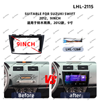 Cadre audio de voiture le plus vendu pour SUZUKI SWIFT 2009-2012, kit de panneau stéréo de voiture, cadre de navigation GPS, cadre d'autoradio Android