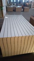 Panneau MDF à rainures 4x8 12mm 15mm 18mm pour présentoirs, étagères de supermarché et panneaux muraux de stockage